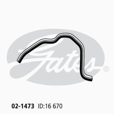 Heater HoseHeater Hose Gates 02-1473 for HONDA CIVIC FD FA 1.8L 2005-2012 PETROL