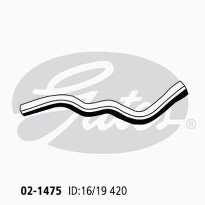 Heater Hose Gates 02-1475 for HONDA ACCORD 2008-2015 FWD PETROL