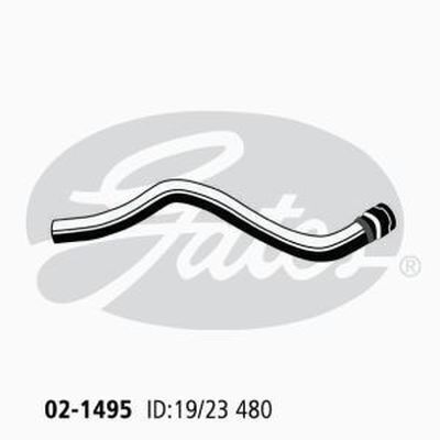 Heater Hose Gates 02-1495 for HOLDEN CRUZE JG 1.8L 2009-2011 PETROL