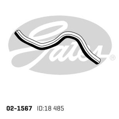 Heater Hose GATES 02-1567 for NISSAN X-TRAIL T31 2007-2014 2.5L Petrol