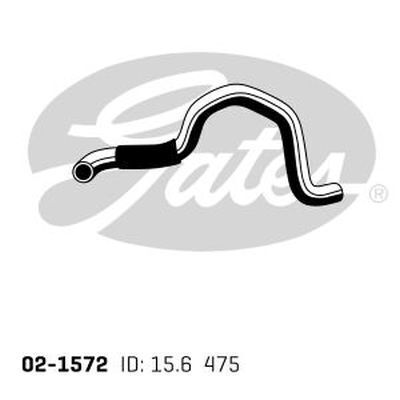 Heater Hose Gates 02-1572 for NISSAN PULSAR N16 1.6L 1.8L 2000-2006 PETROL