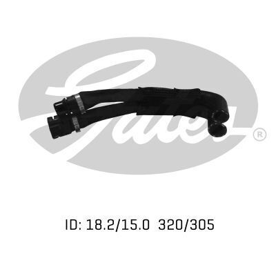 Heater Hose Gates 02-1594 for HOLDEN CALAIS COMMODORE VF 6L HSV 6.2L 2013-2017 PETROL