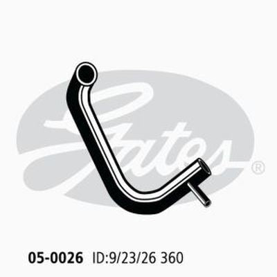 Radiator Hose Lower Gates 05-0026 for MORRIS 1100 1.1L 1.3L