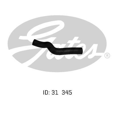 Radiator Hose Upper Gates 05-0271 for HOLDEN GEMINI 1.6L PETROL