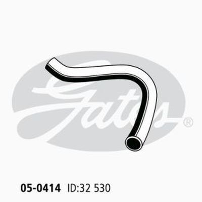 Radiator Hose Upper Gates 05-0414 for HOLDEN COMMODORE VH 1.9L 1981-1984 PETROL