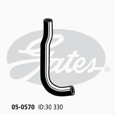 Radiator Hose Upper Gates 05-0570 for Toyota Corolla 1.6L 1981-1985 Petrol