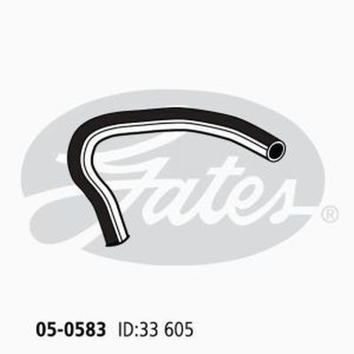 Radiator Hose Lower Gates 05-0583 for MITSUBISHI L200 EXPRESS STARION 2L PETROL
