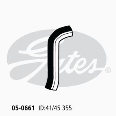 Radiator Hose Lower Gates 05-0661 for  MITSUBISHI FUSO FIGHTER FM215  6.6L 1980-1988 DIESEL