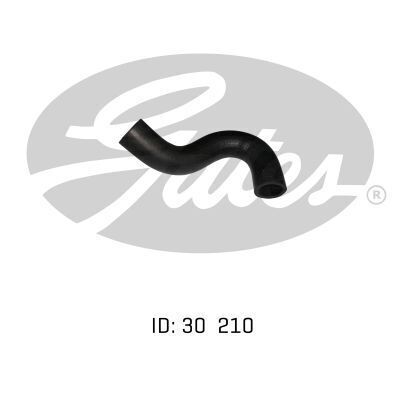 Radiator Hose Upper Auto Gates 05-0789 for Daihatsu Applause A101 Hatchback (A101) 1.6 Petrol HD-E