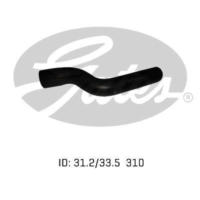 Radiator Hose Lower Gates 05-0818 for HOLDEN JACKAROO UBS 2.6L 1988-1992 PETROL