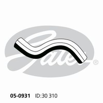 Upper Radiator Hose Gates 05-0931 For FORD MAZDA