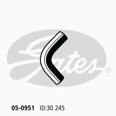 Radiator Hose Lower Gates 05-0951 for MAZDA 626 GE 2.5L 1992-1997 PETROL