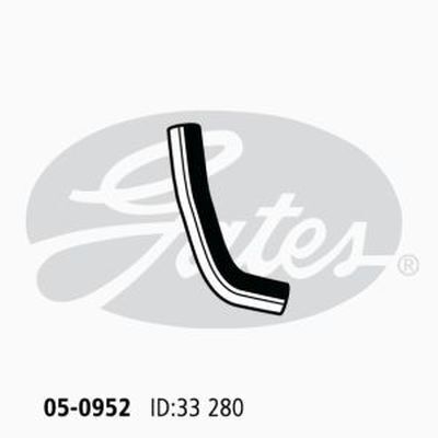 Radiator Hose Lower Gates 05-0952 for MAZDA 626 MX-6 GE 2.5L 1991-1997 PETROL