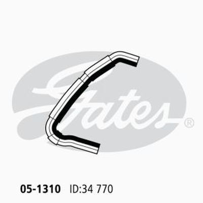 Radiator Hose Lower Gates 05-1310 for DAIHATSU ROCKY 2.8L DIESEL