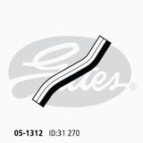 Radiator Hose Upper Gates 05-1312 for DAIHATSU FEROZA 1.6L 1988-1999 PETROL