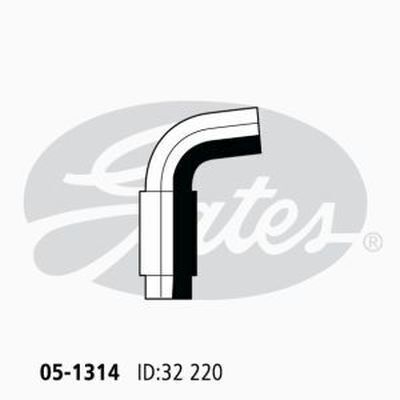 Radiator Hose Lower Gates 05-1314 for DAIHATSU FEROZA 1.6L 1988-1999 PETROL