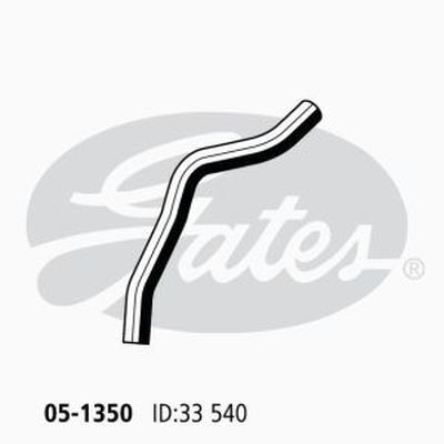 Radiator Hose Upper Gates 05-1350 for Toyota Tarago 2.2L 1984-1990