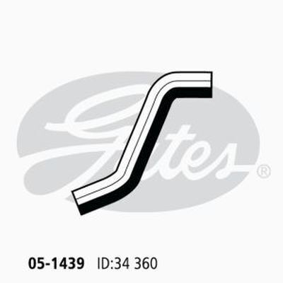 Radiator Hose Upper Gates 05-1439 for HYUNDAI SONATA Y-3 2L 1993-1998 PETROL