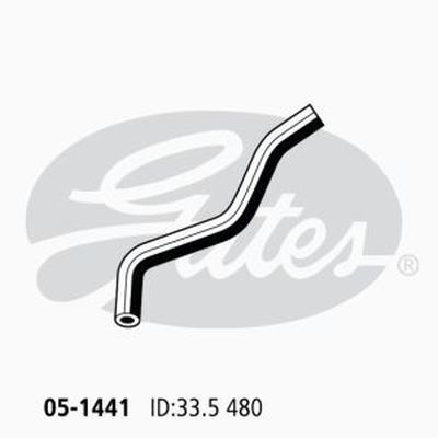 Radiator Hose Lower Gates 05-1441 for HYUNDAI SONATA Y-3 2L 1993-1998 PETROL
