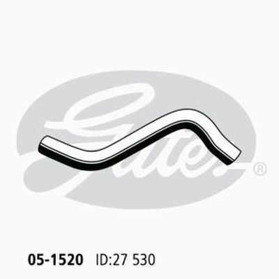 Radiator Hose Lower Gates 05-1520 for Toyota Starlet EP91 1.3L 1996-1999 Petrol