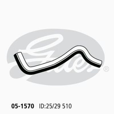 Radiator Hose Lower Gates 05-1570 for Toyota Corolla EE90 1.3L 1987-1992