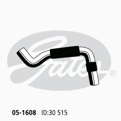 Radiator Hose Lower Gates 05-1608 for Toyota Corona ST163 1.8L 1988-1989