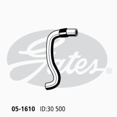 Radiator Hose Lower Gates 05-1610 for Toyota Celica Corona 1987-1993 Petrol