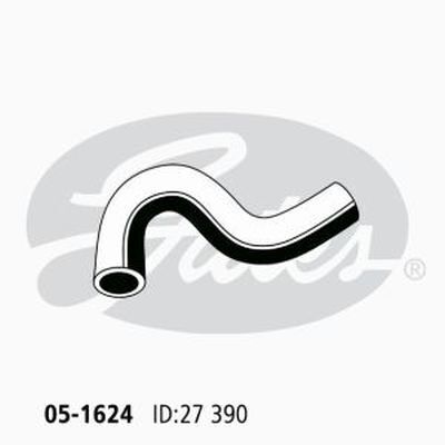Radiator Hose Upper Gates 05-1624 for NISSAN PULSAR N14 1.6L 1991-1995 PETROL