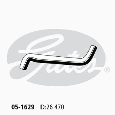 Radiator Hose Lower Gates 05-1629 for NISSAN/DATSUN SENTRA N13 1.4L 1989-1993