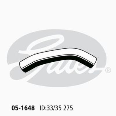 Radiator Hose Upper Gates 05-1648 for MITSUBISHI CHARIOT 1.8L 1991-1997