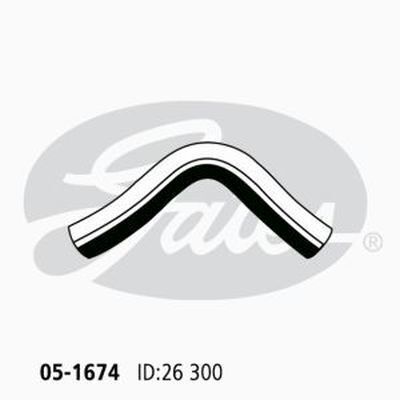 Radiator Hose Upper Gates 05-1674 for NISSAN/DATSUN VANETTE C22 1.5L 1985-1995