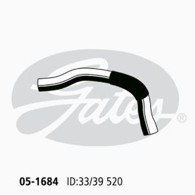 Radiator Hose Lower Gates 05-1684 for NISSAN/DATSUN LAUREL C33 2.8L 1989-1993 DIESEL