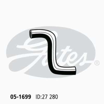 Radiator Hose Upper Gates 05-1699 for Toyota Starlet 1.3L