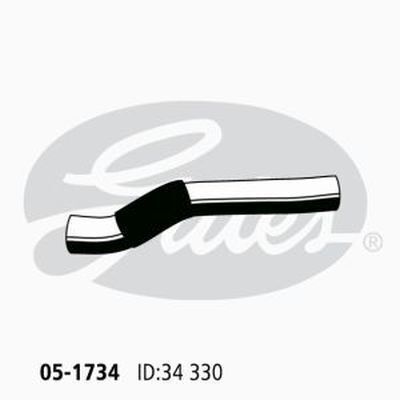 Radiator Hose Upper Gates 05-1734 for MAZDA EUNOS 30X EC 1.8L 1996-1997 PETROL