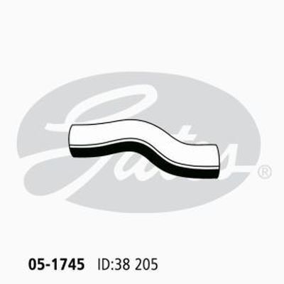 Radiator Hose Lower Gates 05-1745 for HOLDEN JACKAROO/MONTEREY UBS 3L 3.1L DIESEL
