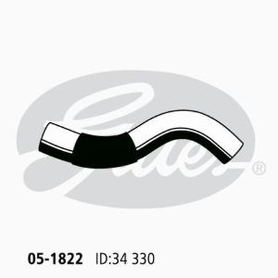 Radiator Hose Upper Gates 05-1822 for Mitsubishi Express SF,SG,SH,SJ,WA Van 2.4 Petrol 4G64