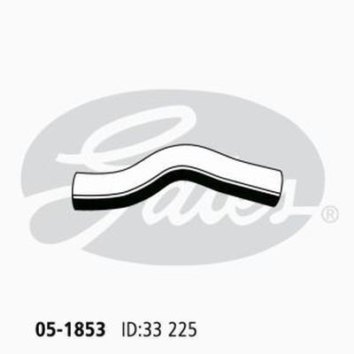 Radiator Hose Upper Gates 05-1853 for Nissan 200 SX S15 Coupe 2000 2.0 Petrol SR20DE
