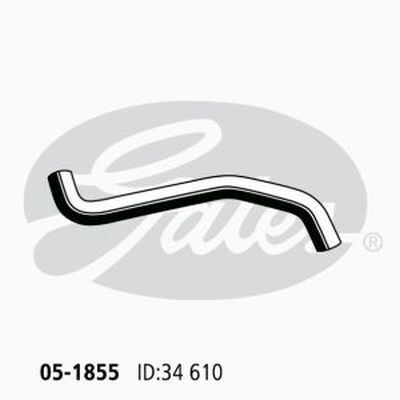 Radiator Hose Upper Gates 05-1855 for Holden Commodore VY Ute 3.8 Petrol L36