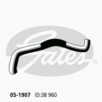 Radiator Hose Lower Gates 05-1907 for CHRYSLER VOYAGER GS 3.3 1995-201 PETROL