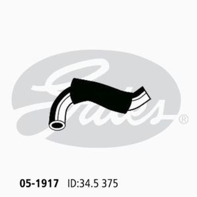Radiator Hose Upper Gates 05-1917 for Ford Courier PH Ute TD 2.5 Diesel 4cyl 82kW