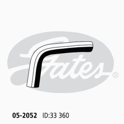 Radiator Hose Upper Gates 05-2052 for Holden Viva JF Sedan 1.8 Petrol F18D3
