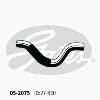 Radiator Hose Upper Gates 05-2075 for Mazda 2 DE_, DH_3 Hatchback  1.5 Petrol ZY-VE,ZY-DE