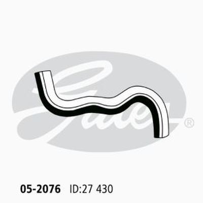 Radiator Hose Lower Gates 05-2076 for MAZDA 2 1.5L 2007-2014 PETROL