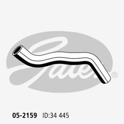 Radiator Hose Upper Gates 05-2159 for Hyundai iMax TQ Travel 2.4 Petrol G4KG