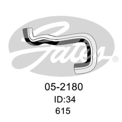 Radiator Hose Upper Gates 05-2180 for Ford Courier PH Ute 4.0 Petrol 1V