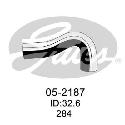 Radiator Hose Upper Top Gates 05-2187 For HOLDEN Barina TK 1.6 2005-2012
