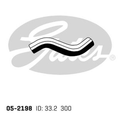 Radiator Hose Upper Gates 05-2198 for NISSAN NAVARA PATHFINDER 4L 2005-2013 PETROL