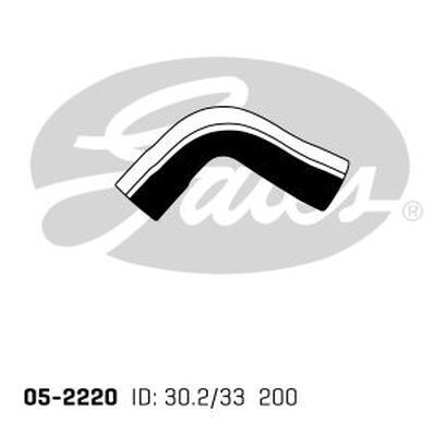 Radiator Hose Upper Gates 05-2220 for Holden Combo XC Van 1.4 Petrol Z 14 XEP