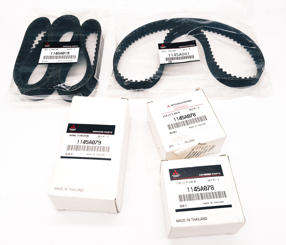 Mitsubishi Triton 2010 -2015 Timing Belt kit incl Timing Belt, Balance belt, tensioner, bearings genuine kit