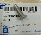 DOOR LOCK STRIKER SCREWS suits Holden COMMODORE VR VS VU VX VT VY VZ GENUINE NEW